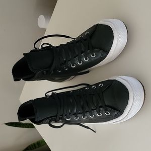 Converse All Star Waterproof Nubuck Boot, Black